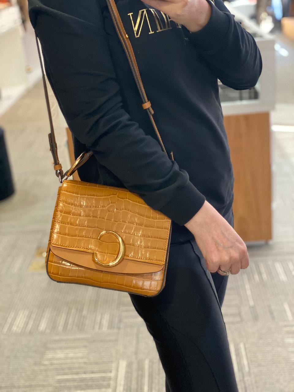 chloe c bolsa croc