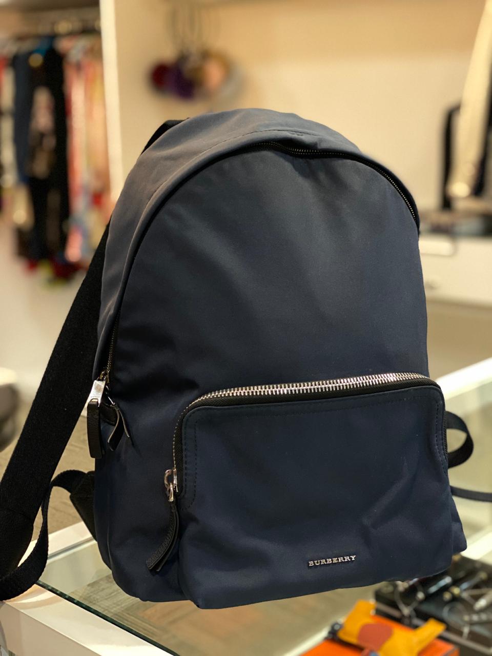 Mochila burberry azul hotsell