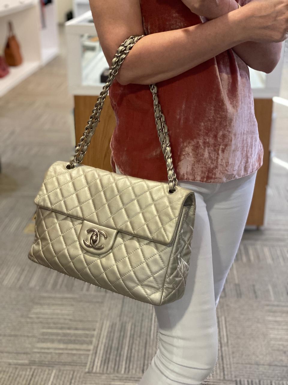 chanel champagne bolsa
