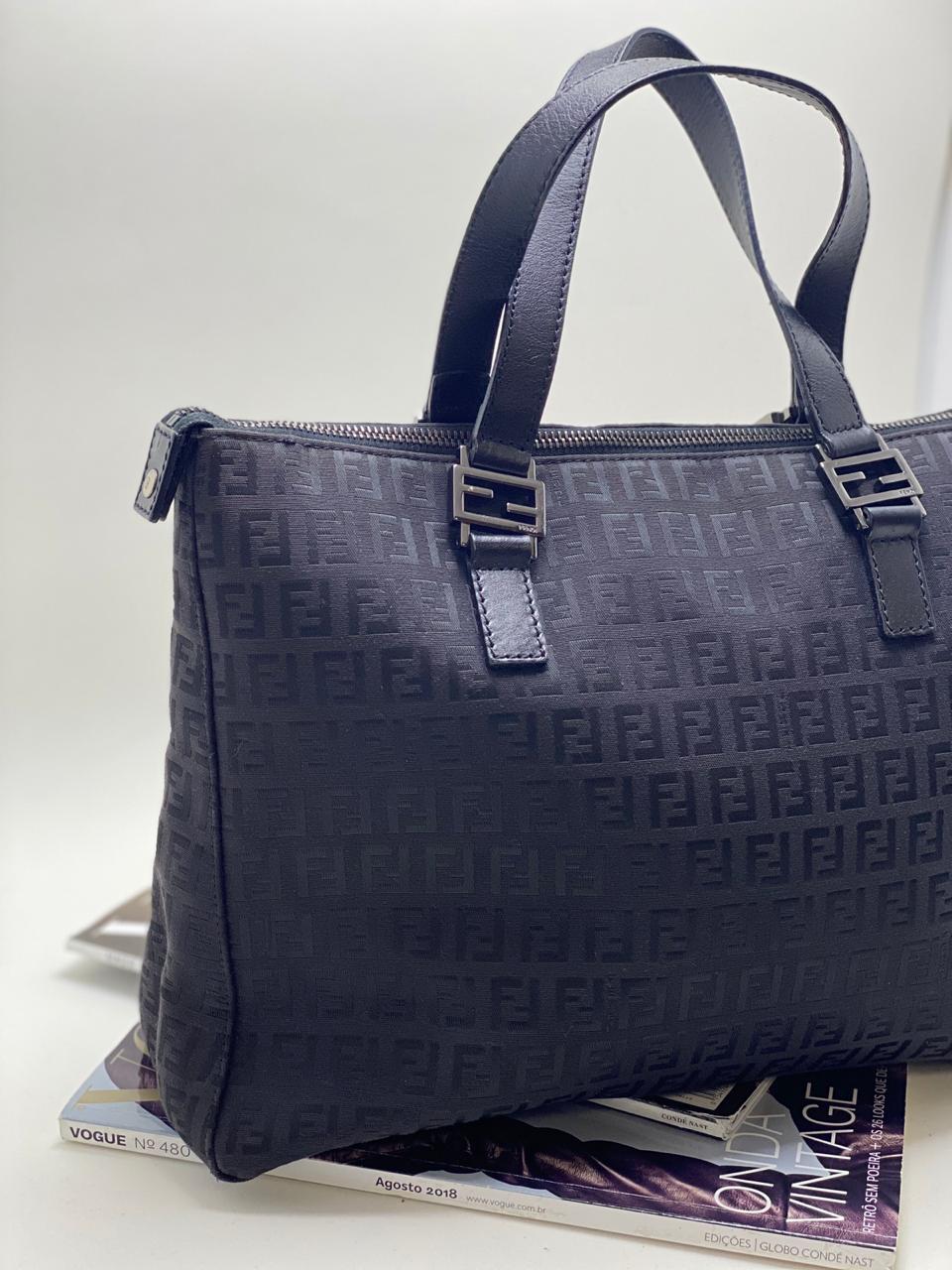 fendi black handbolsa