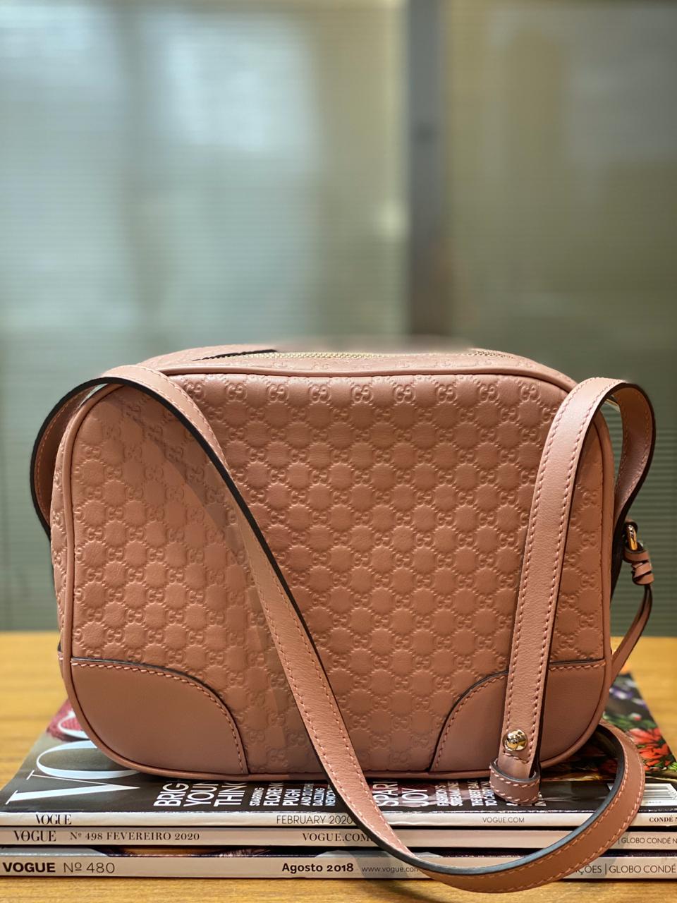 gucci brown bree crossbody bolsa