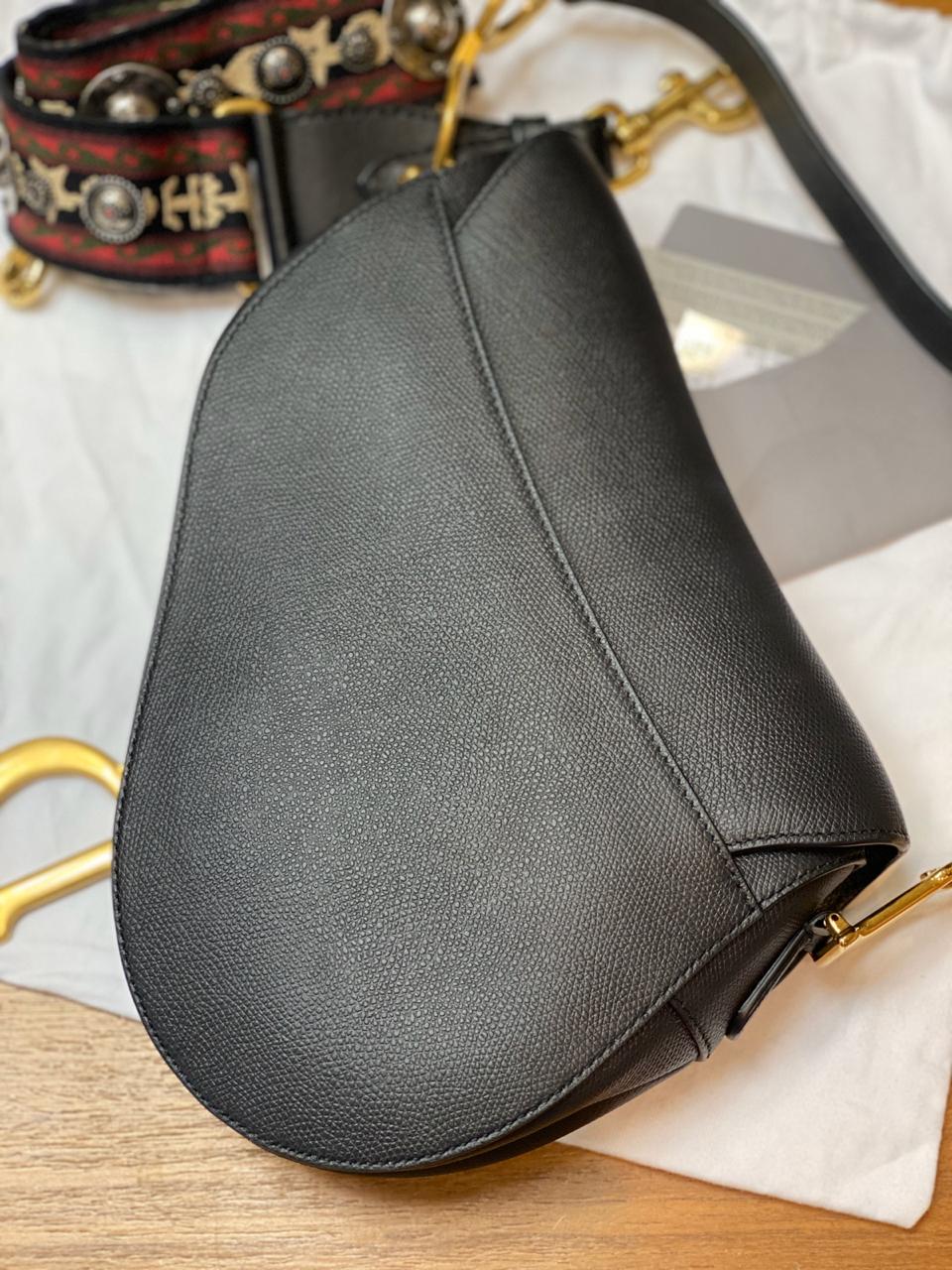 dior navy saddle bolsa