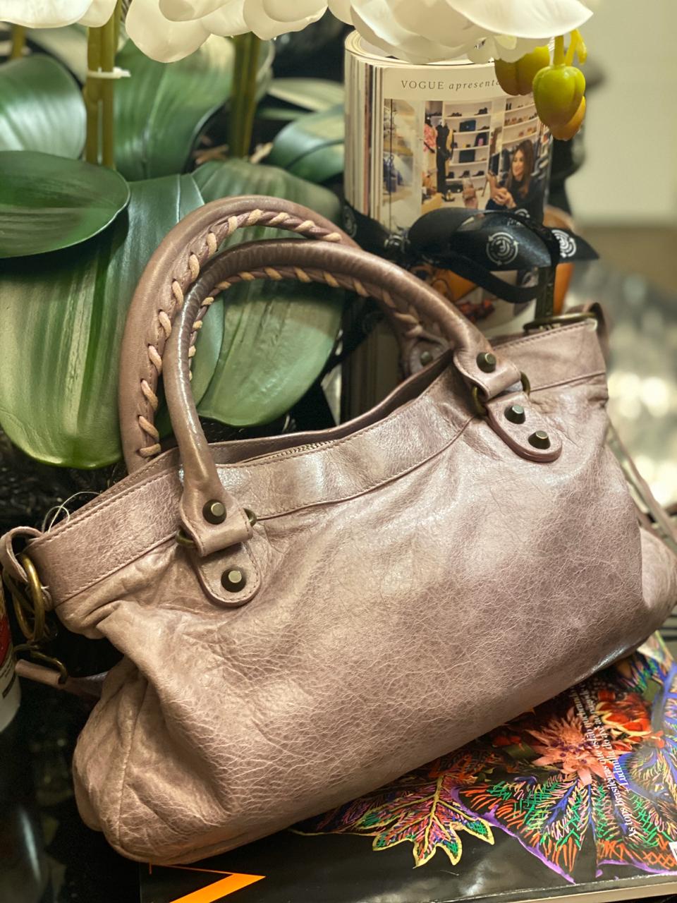 balenciaga flower bolsa