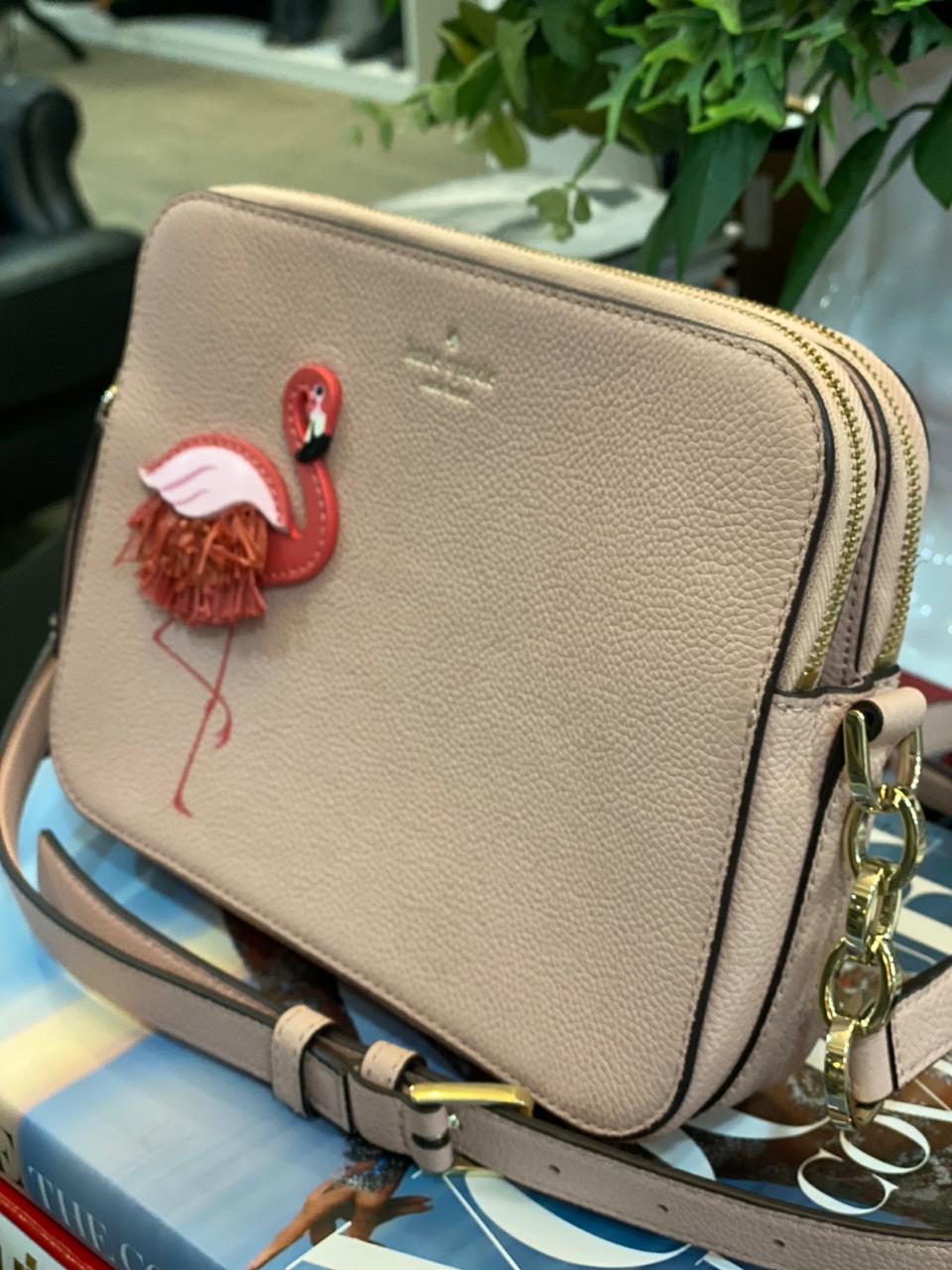 rose camera bolsa kate spade