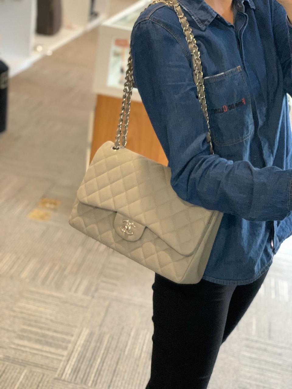 chanel jumbo double flap bolsa