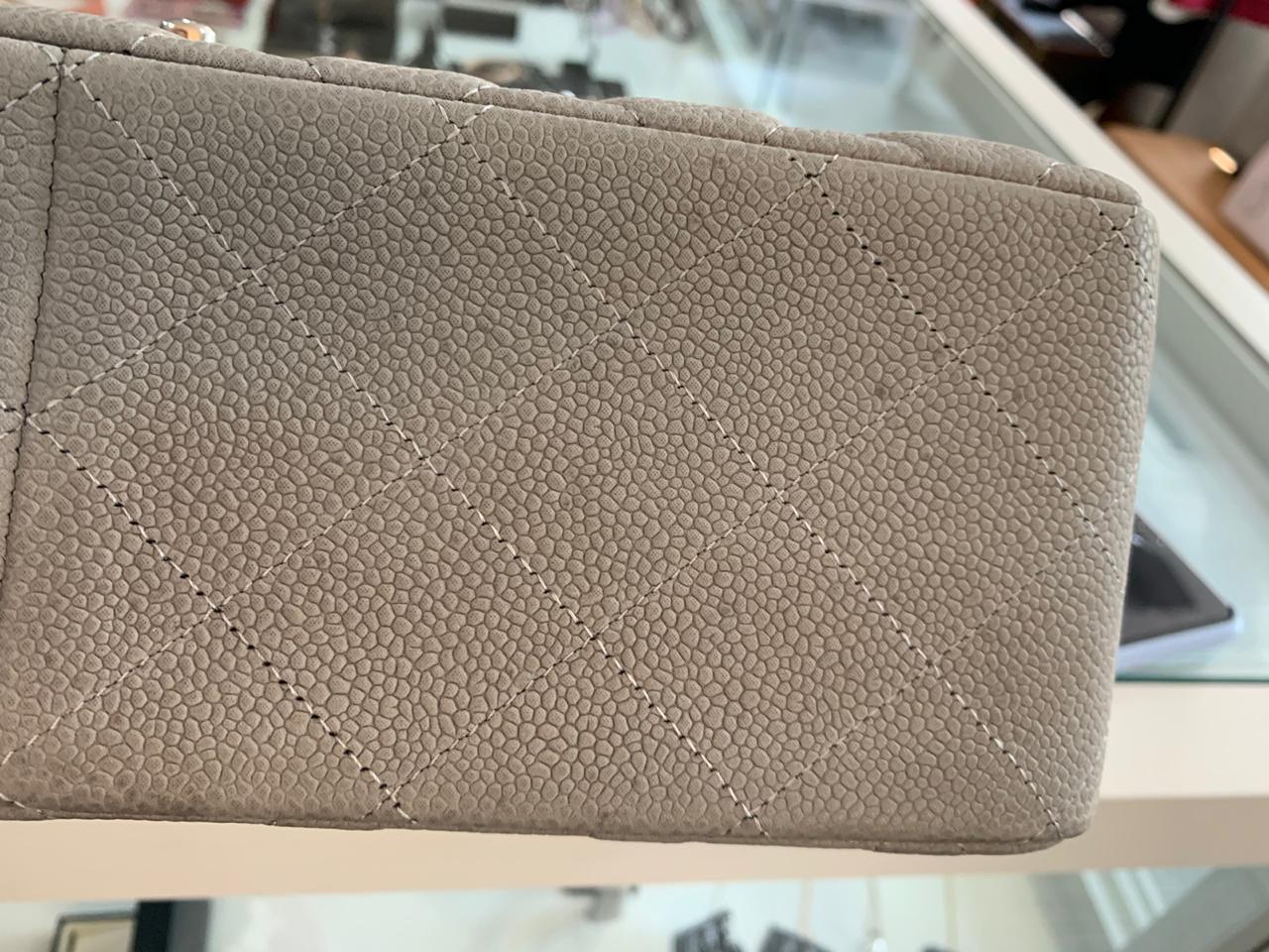 chanel button flap bolsa