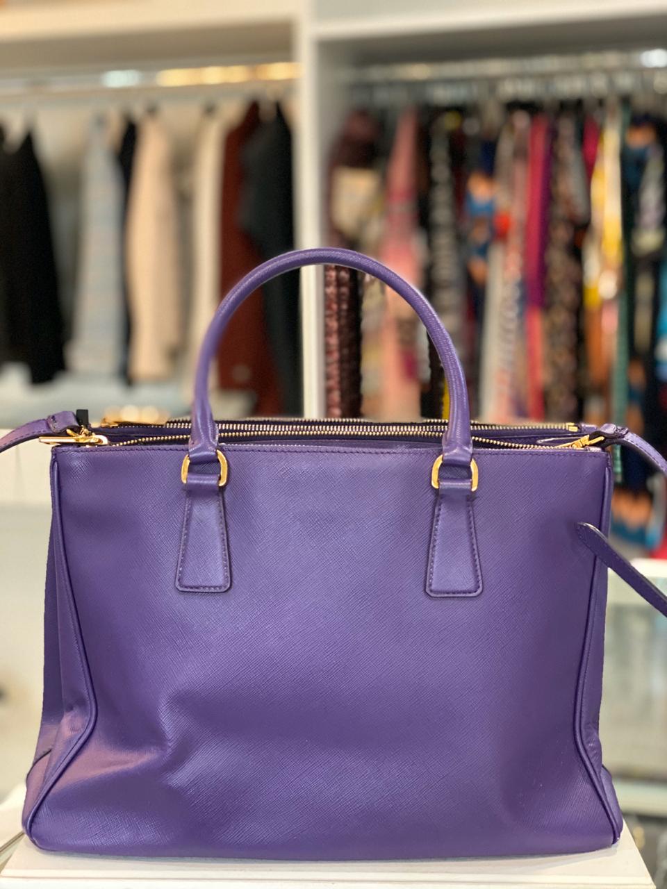 prada violet bolsa