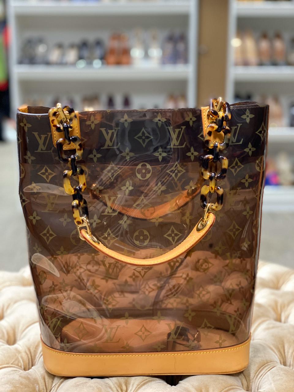 louis vuitton bolsa clear