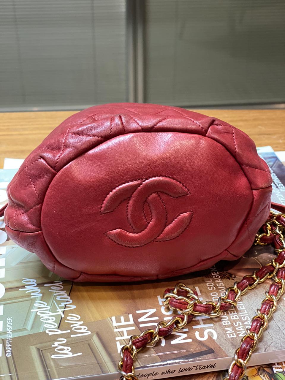 chanel mini bucket bolsa