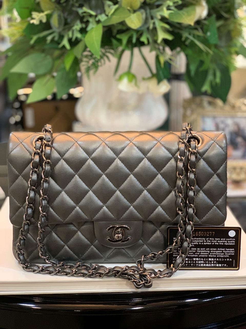 caramel chanel flap bolsa