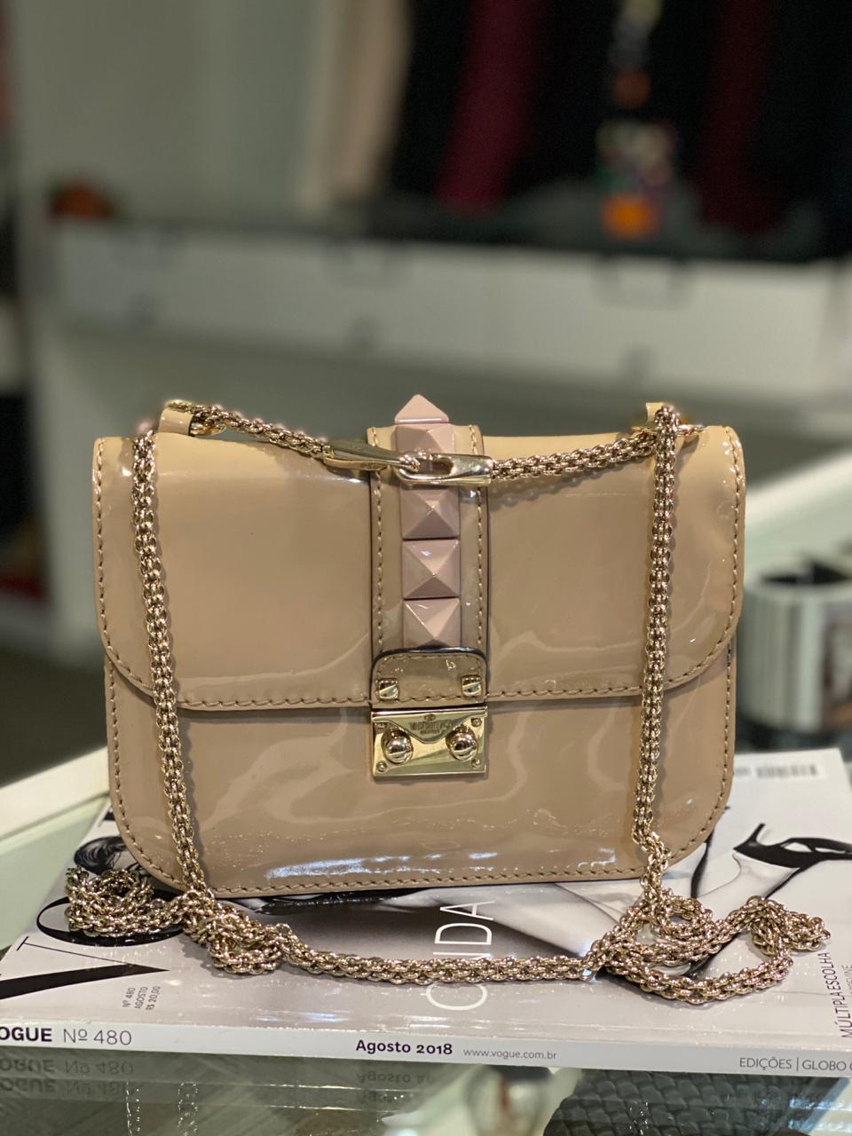 valentino glam lock bolsa medium