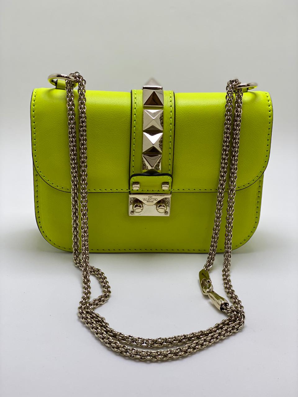 lime green valentino bolsa