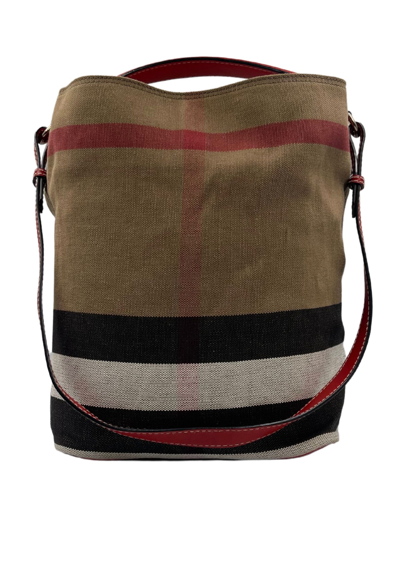 Bolsa burberry 2025 xadrez vermelha