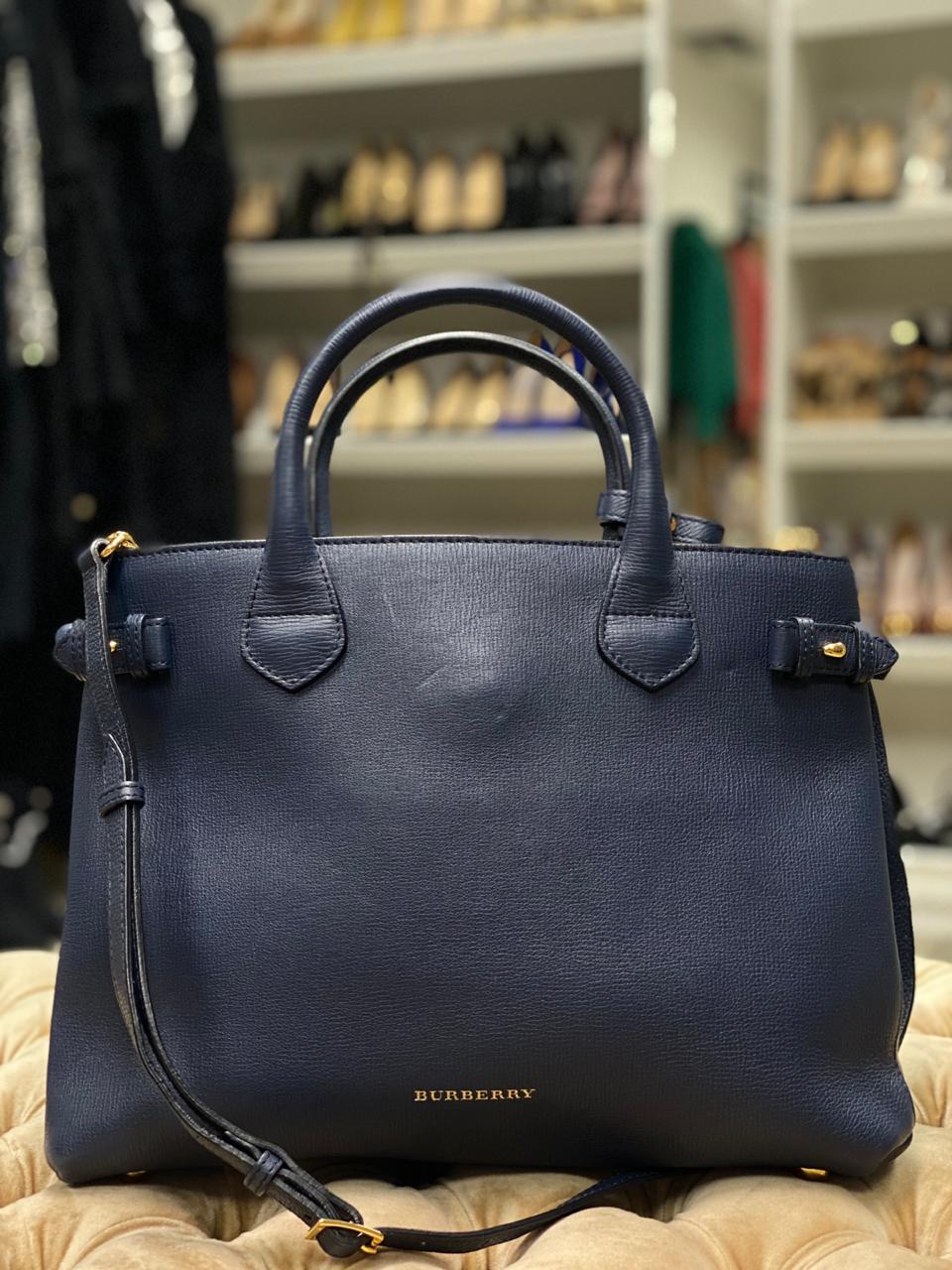 Bolsa burberry shop azul marinho