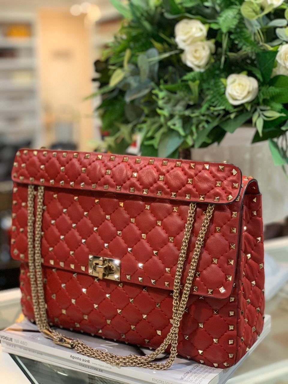 valentino rockstud bolsa large